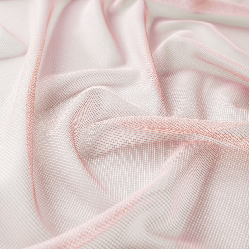Декоративная ткань с утяжелителем Вудсток Розовый, 300 см