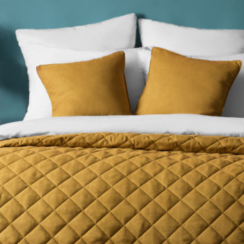 Покрывало с наволочками Ким Горчичный 230х250 см