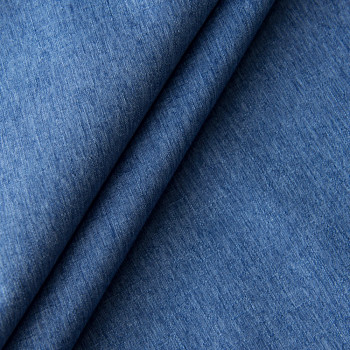 Негорючая декоративная ткань Эклипсо Синий, 290 см