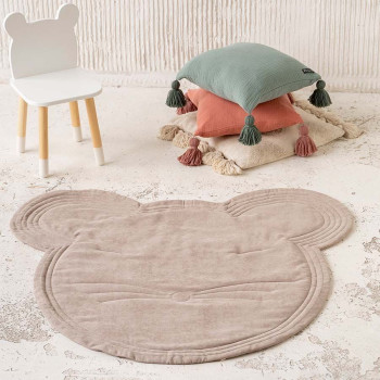 Декоративный коврик Микки Светло-серый 110х120 см