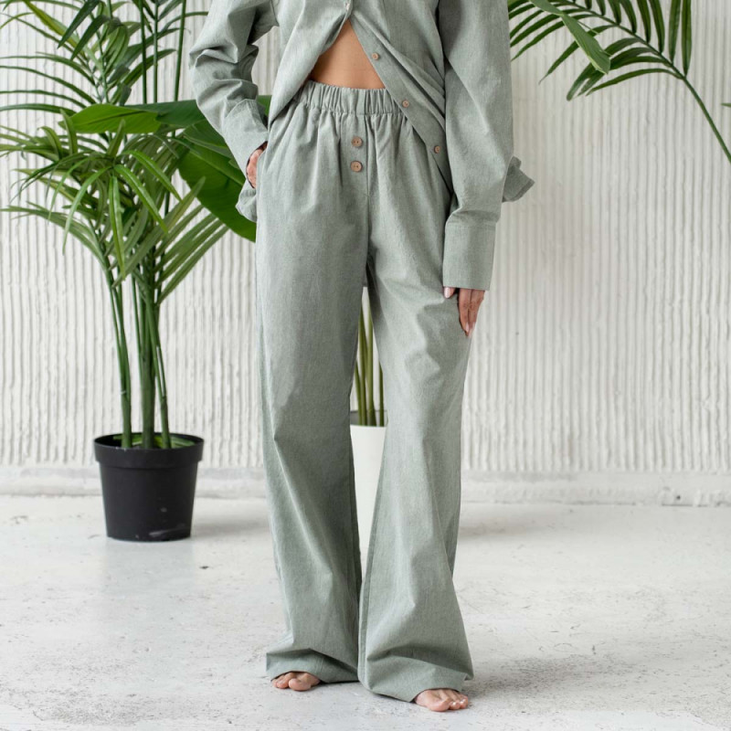 Брюки Бойл Зеленый S/M