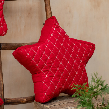 Декоративная подушка Эстрелла Красный 55х55х12 см