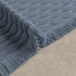Махровое полотенце Вэйв Серо-голубой 30x50