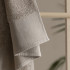 Махровое полотенце Плейн Серый 30x50