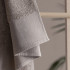 Махровое полотенце Плейн Темно-серый 30x50