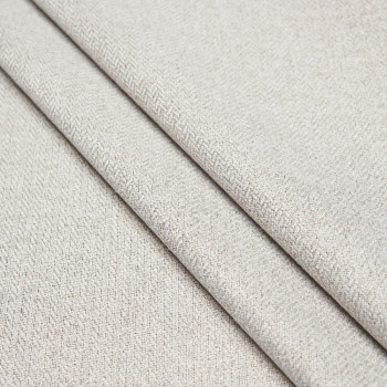 Декоративная ткань Мириам Серо-бежевый, ширина рулона 280 см