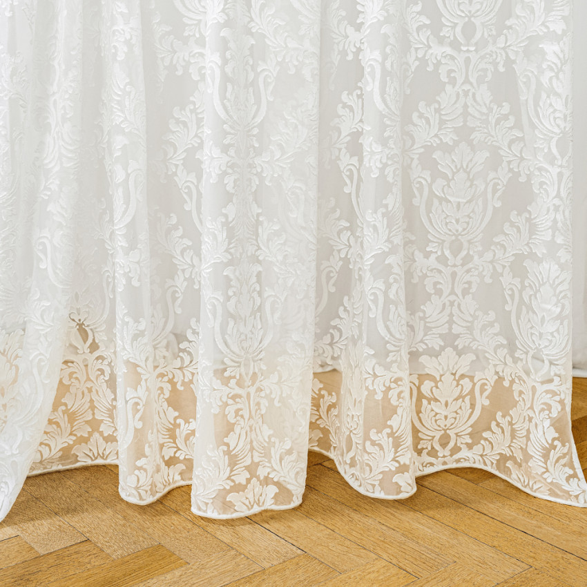 Комплект штор Сайфер Белый 200х270 см