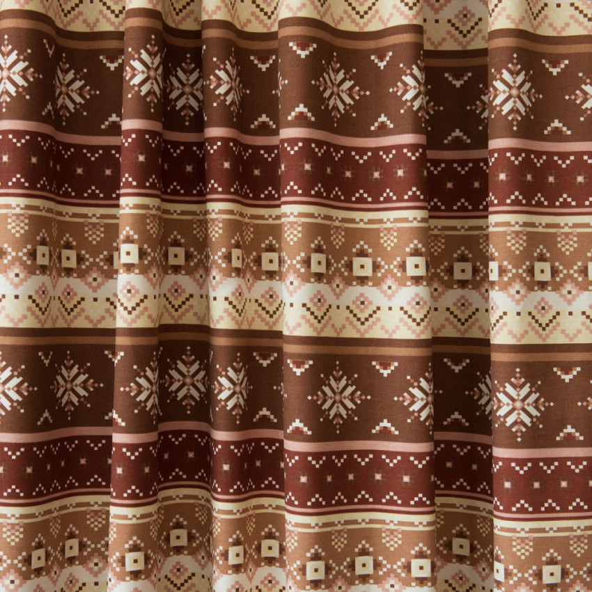Римская штора Уолис коричневый 140х150 см