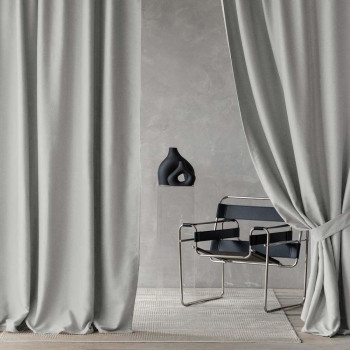 Комплект штор с подхватами Вандер Серебристый 200x270 см - 2 шт.