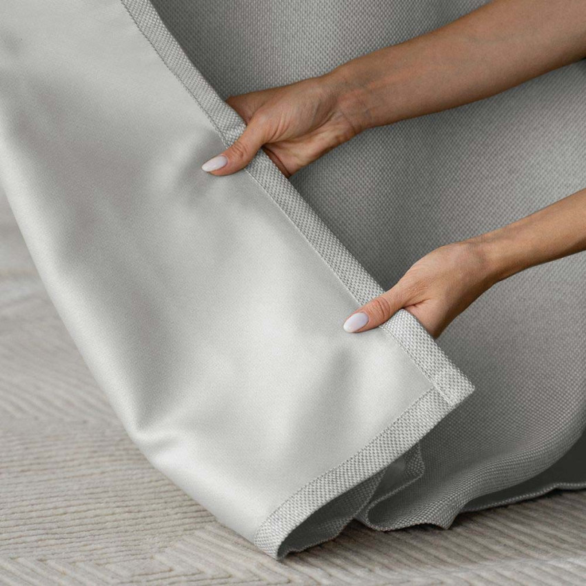 Комплект штор с подхватами Вандер Серебристый 200x270 см - 2 шт. Комплект штор с подхватами Вандер Серебристый 200x270 см - 2 шт.