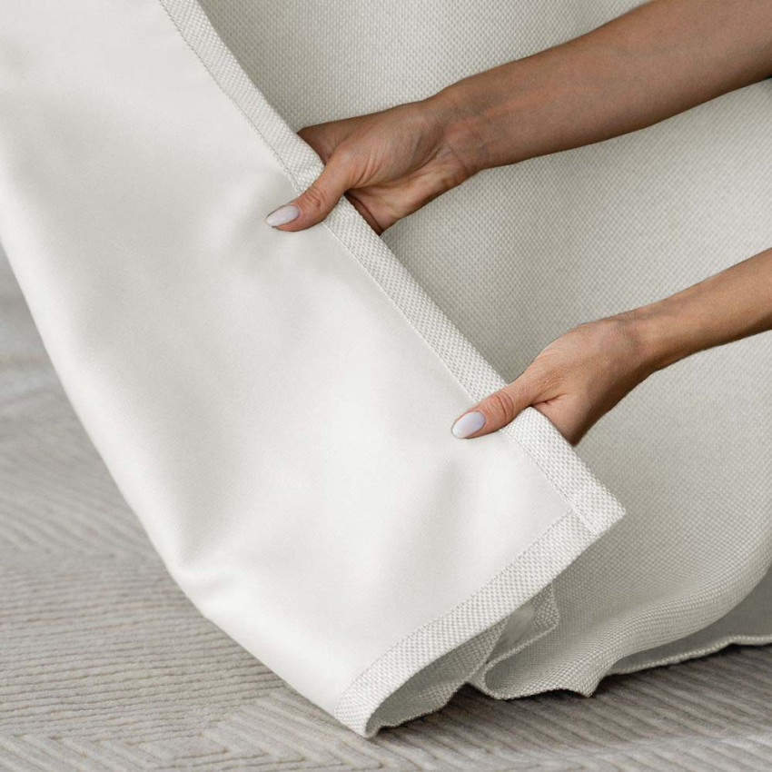 Комплект штор с подхватами Вандер Белый 200x270 см - 2 шт. Комплект штор с подхватами Вандер Белый 200x270 см - 2 шт.