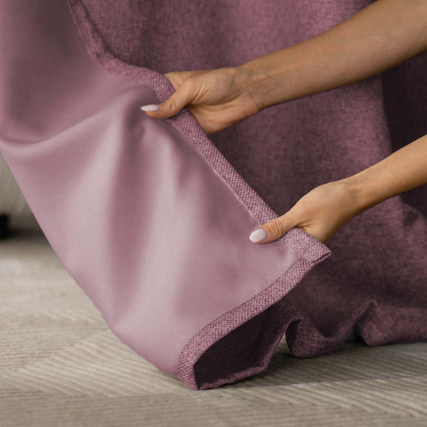 Комплект штор с подхватами Вандер Пудровый 200x270 см - 2 шт. Комплект штор с подхватами Вандер Пудровый 200x270 см - 2 шт.