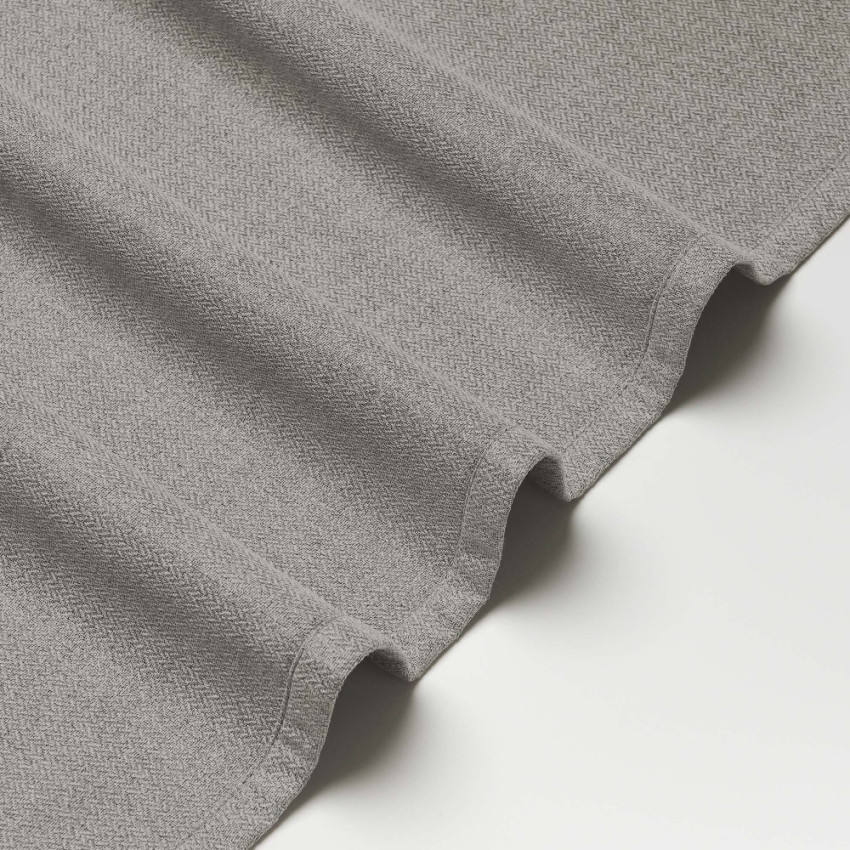 Комплект штор блэкаут с подхватами Мириам Серо-бежевый 200х250 см