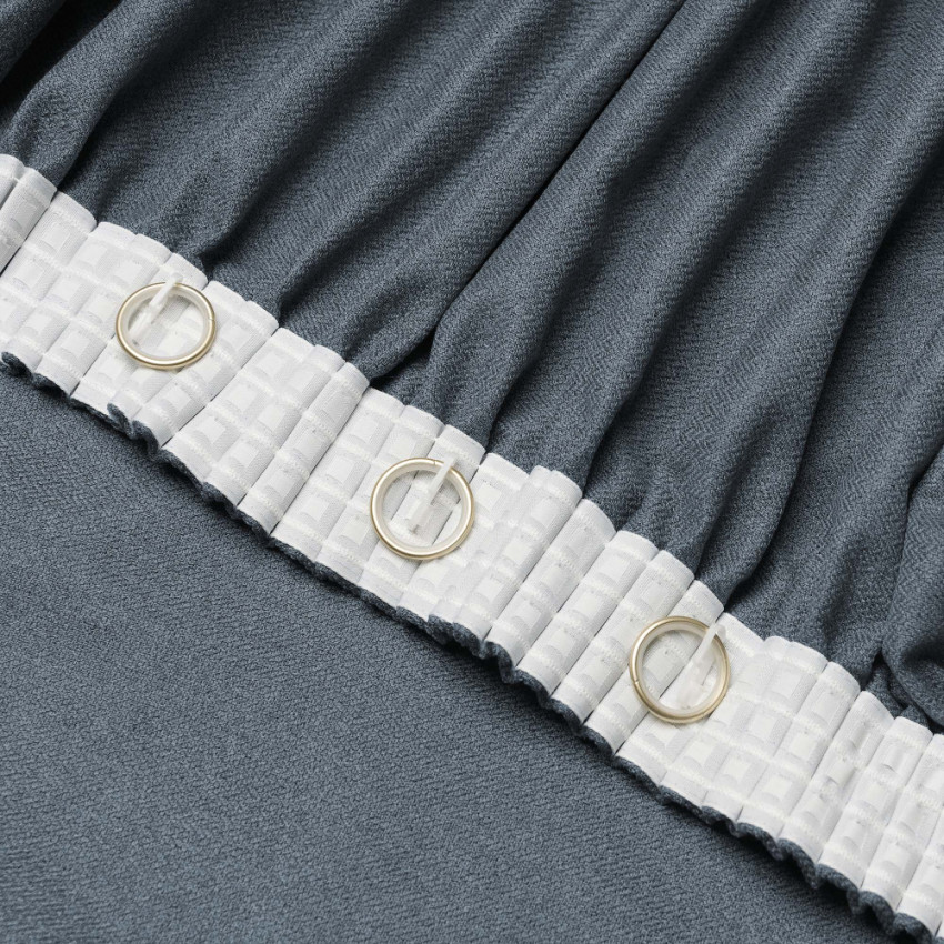 Комплект штор блэкаут с подхватами Мириам Синий 200х250 см