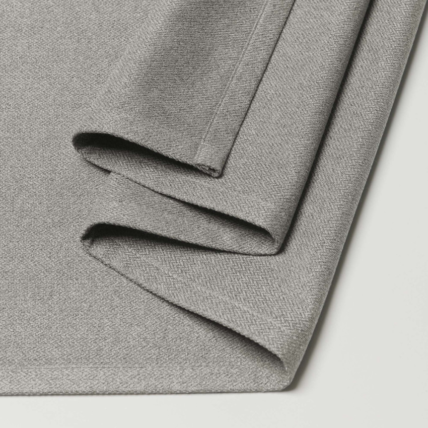 Комплект штор блэкаут с подхватами Мириам Серо-бежевый 200х250 см