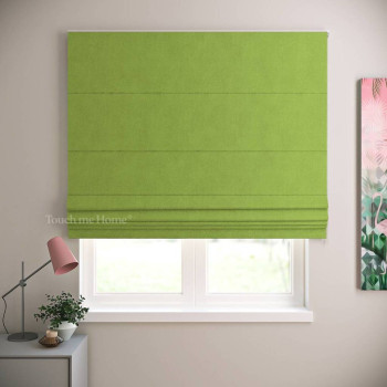 Римская штора под заказ Ибица Зеленый 100x170 см