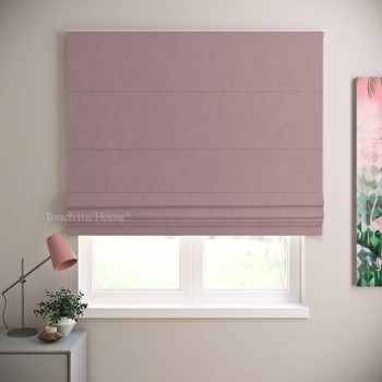 Римская штора под заказ Ибица Розовый 60x170 см