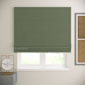 Римская штора под заказ Омма Зеленый 160x170 см