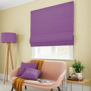 Римская штора готовая Билли Фиолетовый 100х150 см