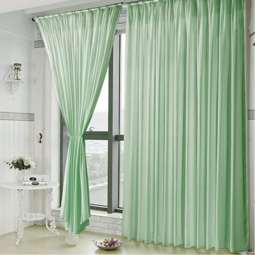 Тюль вуаль Shade Серо-зеленый, 500x290 см